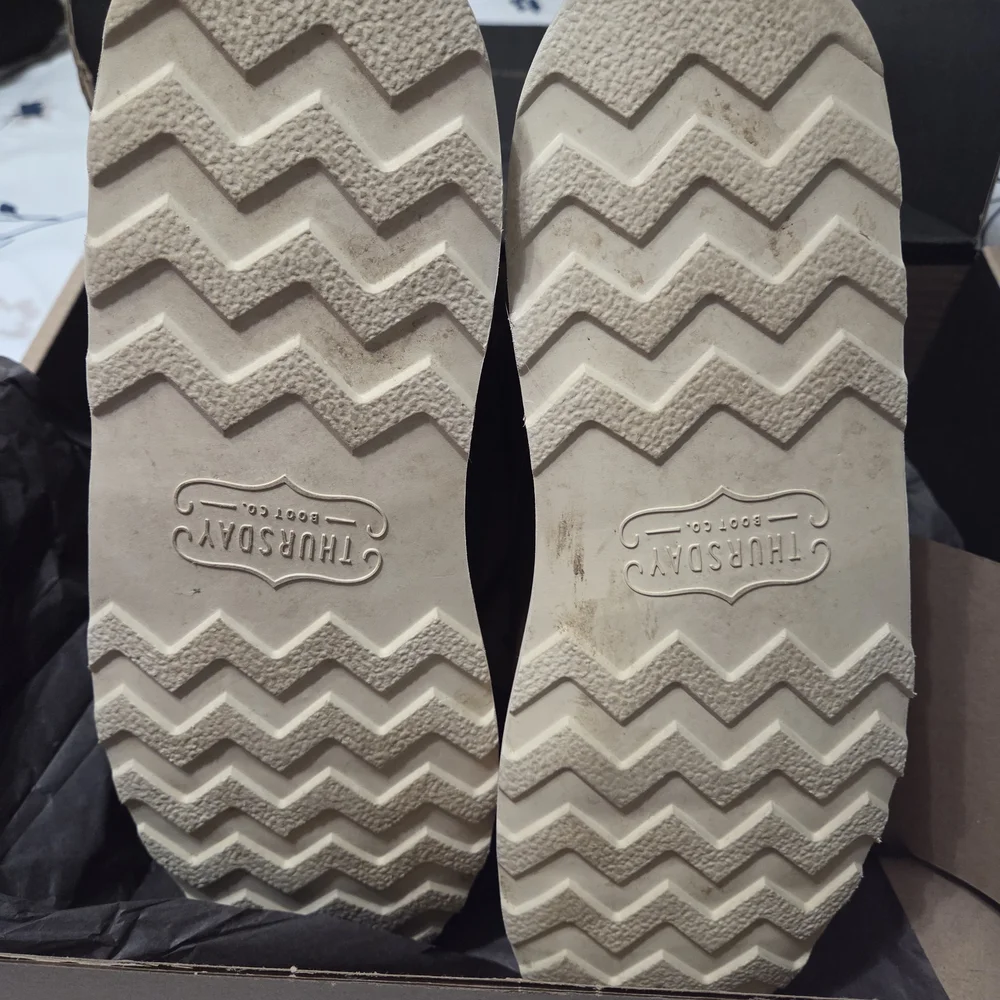 Thursday Boot Company Brown and Black Shoe Box